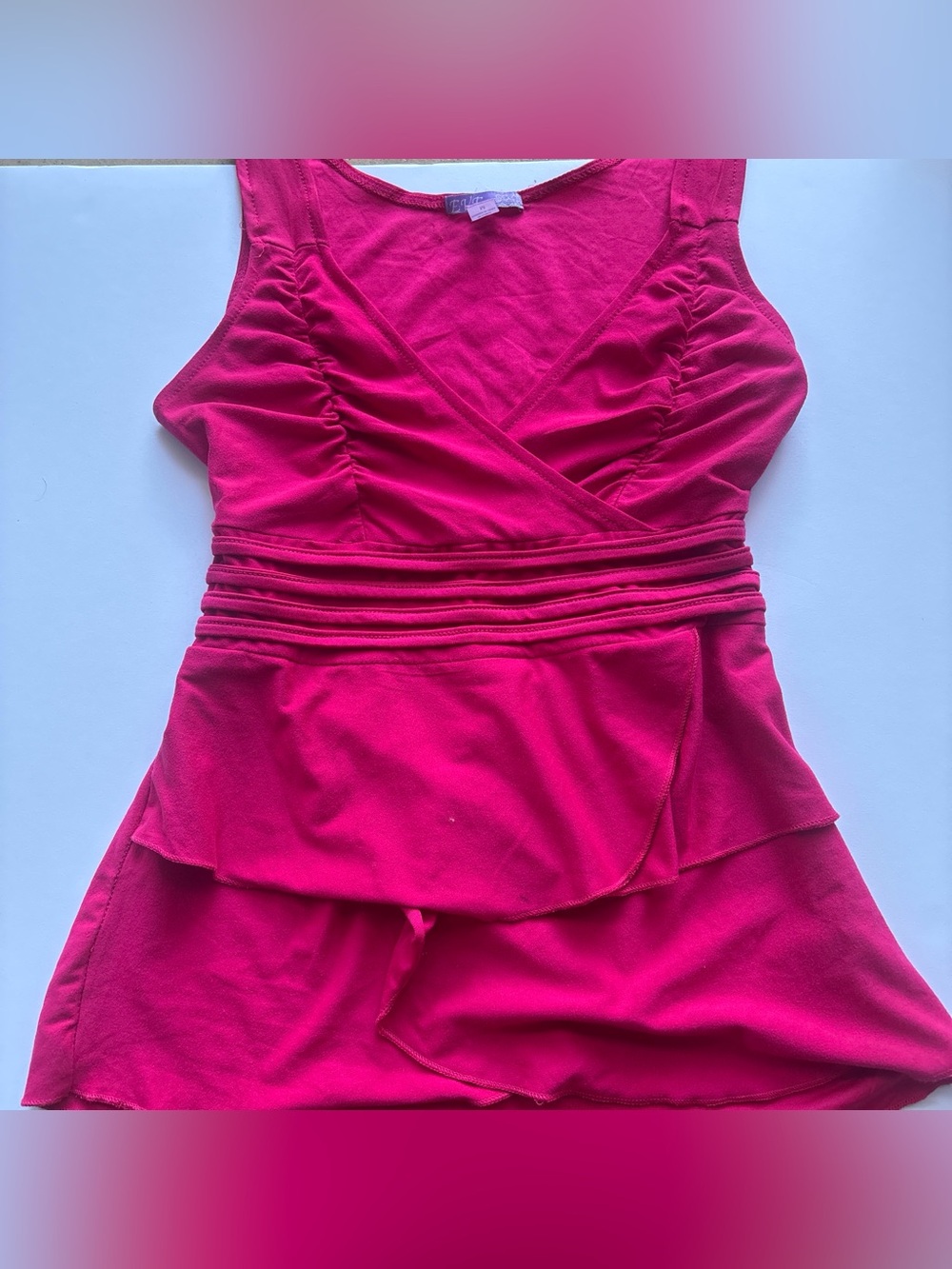 Eve Bright Fuchsia Sleeveless Top